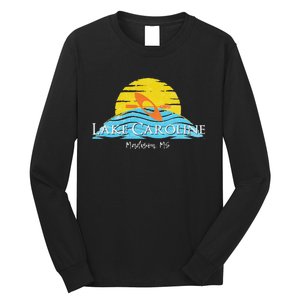 Lake Caroline Kayak Mississippi Long Sleeve Shirt