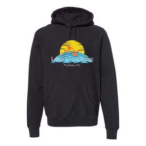 Lake Caroline Kayak Mississippi Premium Hoodie