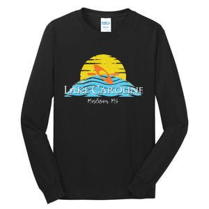 Lake Caroline Kayak Mississippi Tall Long Sleeve T-Shirt