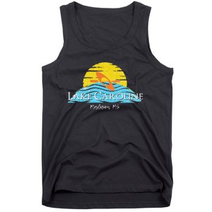 Lake Caroline Kayak Mississippi Tank Top