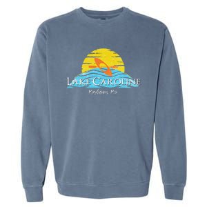 Lake Caroline Kayak Mississippi Garment-Dyed Sweatshirt