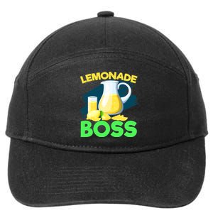 Lemonade Crew Kids Funny Lemonade Boss Lemon Lover Squad 7-Panel Snapback Hat