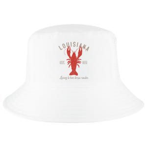 Louisiana Crawfish Laissez Le Bon Temps Rouler Cool Comfort Performance Bucket Hat