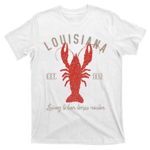 Louisiana Crawfish Laissez Le Bon Temps Rouler T-Shirt