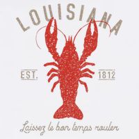 Louisiana Crawfish Laissez Le Bon Temps Rouler Tall T-Shirt