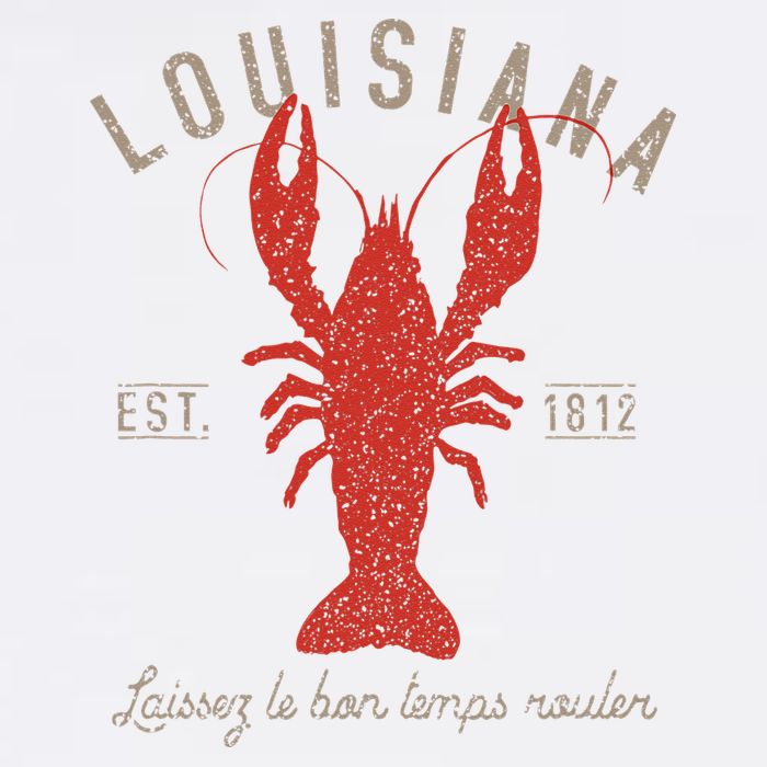 Louisiana Crawfish Laissez Le Bon Temps Rouler Tall T-Shirt