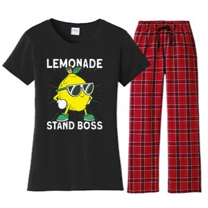 Lemonade Crew Lemonade Stand Boss Women's Flannel Pajama Set