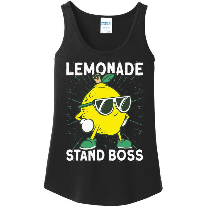 Lemonade Crew Lemonade Stand Boss Ladies Essential Tank