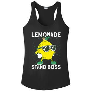 Lemonade Crew Lemonade Stand Boss Ladies PosiCharge Competitor Racerback Tank