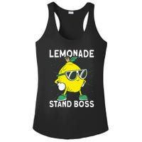 Lemonade Crew Lemonade Stand Boss Ladies PosiCharge Competitor Racerback Tank