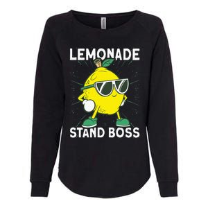 Lemonade Crew Lemonade Stand Boss Womens California Wash Sweatshirt