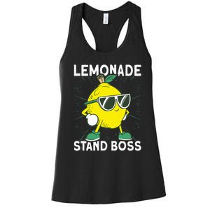 Lemonade Crew Lemonade Stand Boss Women's Racerback Tank