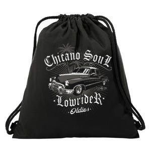 Lowrider Chicano Low Mexican Los Angeles Latina Rider Cholo Drawstring Bag