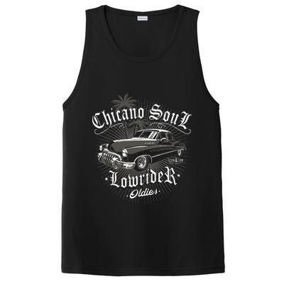 Lowrider Chicano Low Mexican Los Angeles Latina Rider Cholo PosiCharge Competitor Tank