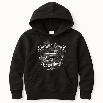 Lowrider Chicano Low Mexican Los Angeles Latina Rider Cholo Kids Hoodie