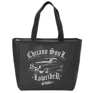 Lowrider Chicano Low Mexican Los Angeles Latina Rider Cholo Zip Tote Bag