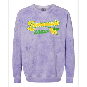 Lemonade Crew Lemonade Stand Colorblast Crewneck Sweatshirt