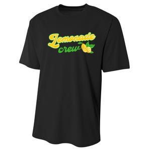 Lemonade Crew Lemonade Stand Performance Sprint T-Shirt