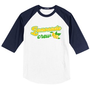 Lemonade Crew Lemonade Stand Baseball Sleeve Shirt