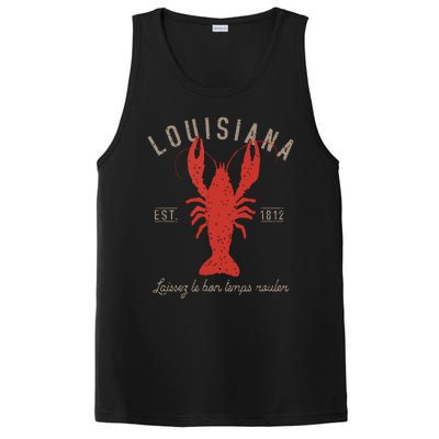 Louisiana Crawfish Laissez Le Bon Temps Rouler PosiCharge Competitor Tank