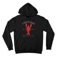 Louisiana Crawfish Laissez Le Bon Temps Rouler Tall Hoodie