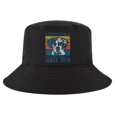 Louisiana Catahoula Leopard Dog Us State Dog Fan Lover Retro Cool Comfort Performance Bucket Hat