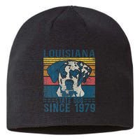 Louisiana Catahoula Leopard Dog Us State Dog Fan Lover Retro Sustainable Beanie