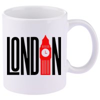 London City 11oz C Handle Ceramic Mug