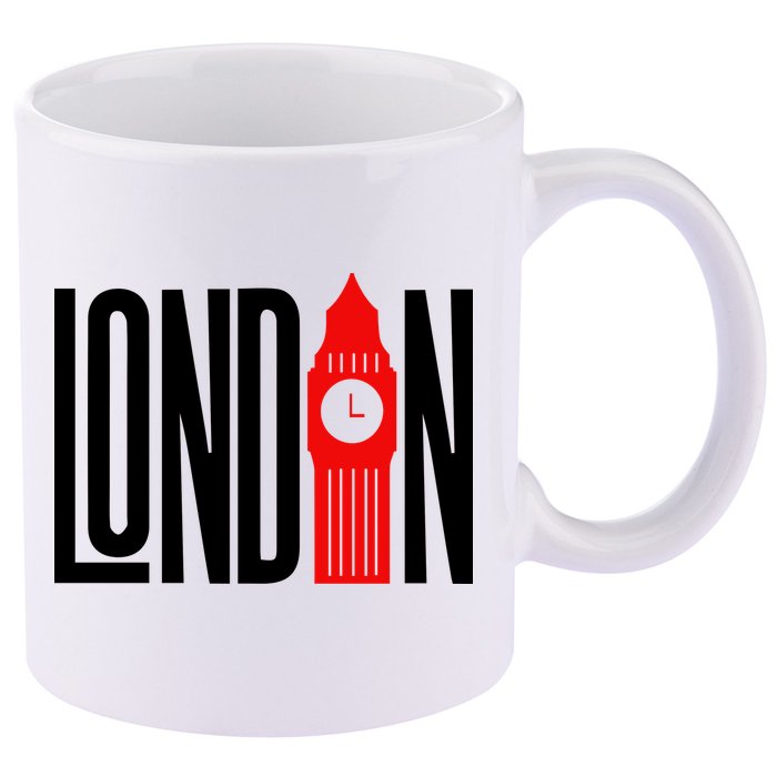 London City 11oz C Handle Ceramic Mug