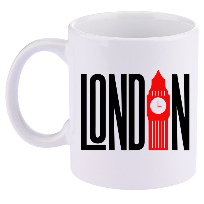 London City 11oz C Handle Ceramic Mug