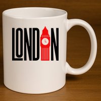 London City 11oz C Handle Ceramic Mug