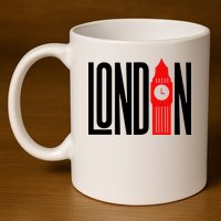 London City 11oz C Handle Ceramic Mug