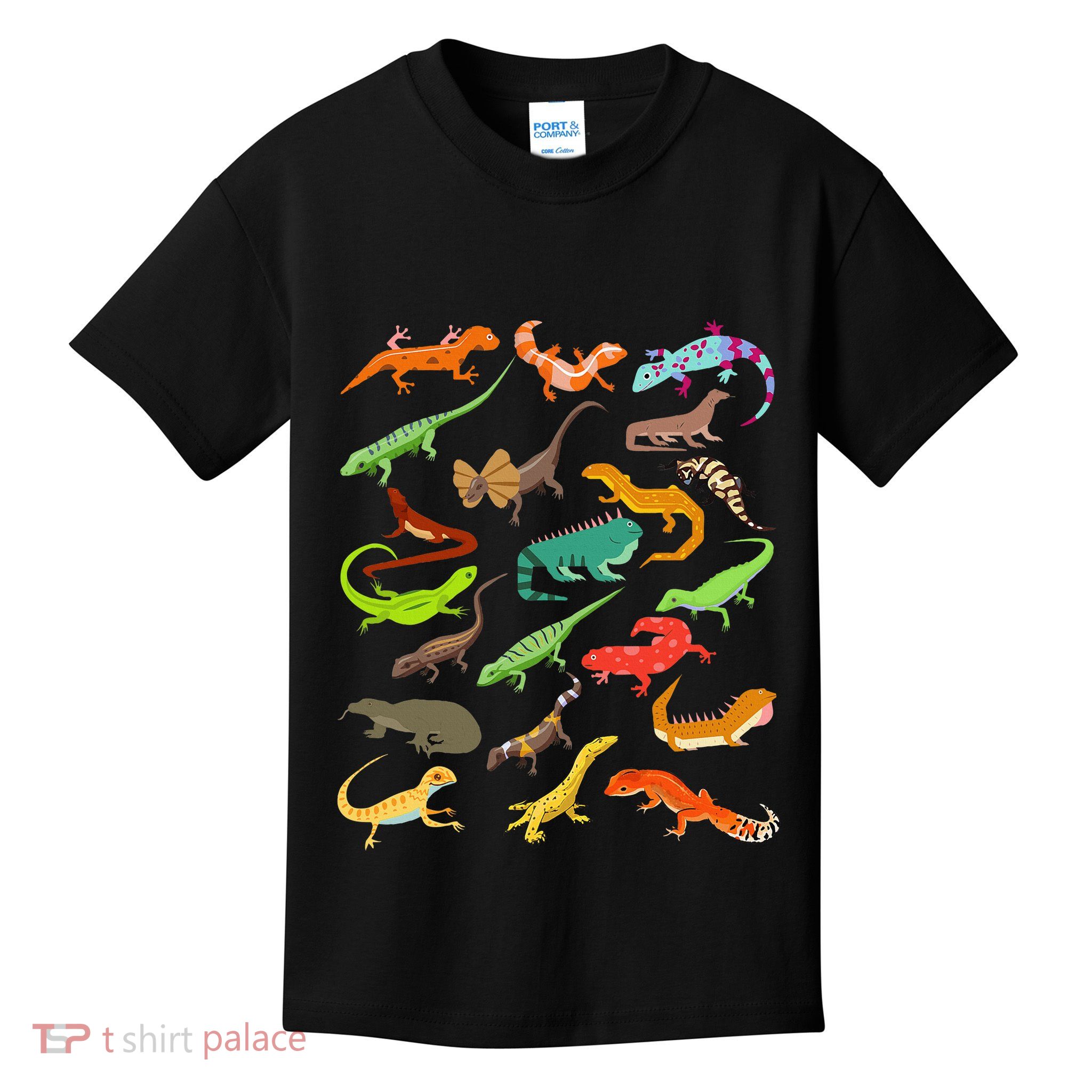 Lizard Collage Kids T-Shirt