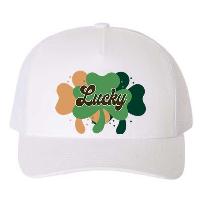 Lucky Clover Yupoong Adult 5-Panel Trucker Hat