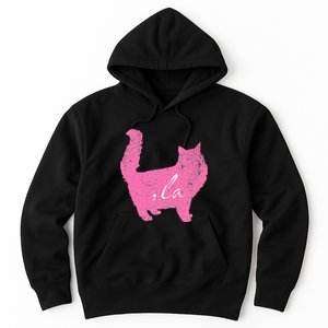 La Comma Lacomma La In A Cat Silhouette Hoodie