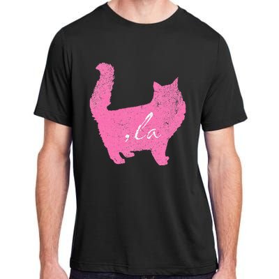 La Comma Lacomma La In A Cat Silhouette Adult ChromaSoft Performance T-Shirt