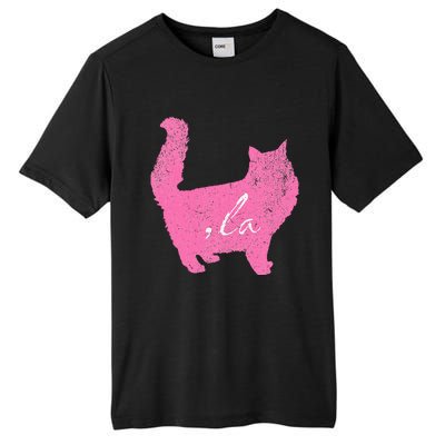 La Comma Lacomma La In A Cat Silhouette Tall Fusion ChromaSoft Performance T-Shirt