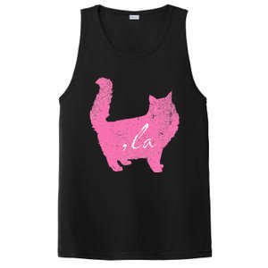 La Comma Lacomma La In A Cat Silhouette PosiCharge Competitor Tank