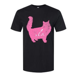 La Comma Lacomma La In A Cat Silhouette Softstyle CVC T-Shirt