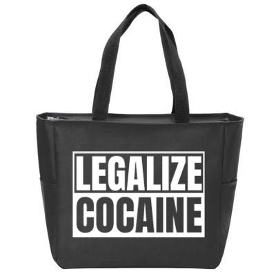 Legalize Cocaine Zip Tote Bag