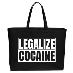 Legalize Cocaine Cotton Canvas Jumbo Tote