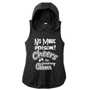 Last Chemogift Lymphoma Cancer Awareness Supporter Ribbon Gift Ladies PosiCharge Tri-Blend Wicking Draft Hoodie Tank