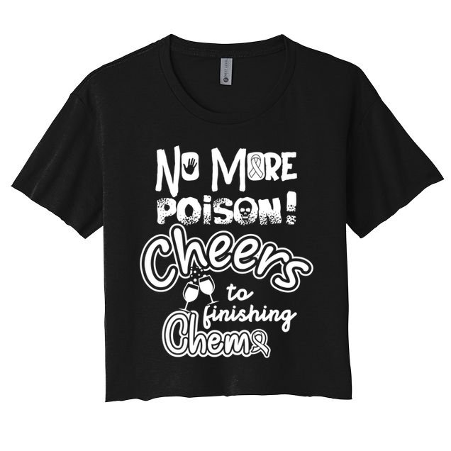 Last Chemogift Lymphoma Cancer Awareness Supporter Ribbon Gift Crop Top
