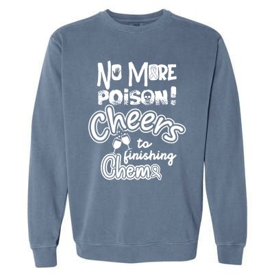 Last Chemogift Lymphoma Cancer Awareness Supporter Ribbon Gift Garment-Dyed Sweatshirt