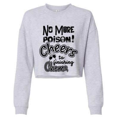 Last Chemogift Lymphoma Cancer Awareness Supporter Ribbon Gift Cropped Pullover Crew