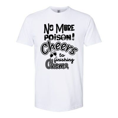 Last Chemogift Lymphoma Cancer Awareness Supporter Ribbon Gift Softstyle CVC T-Shirt