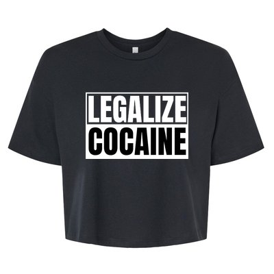 Legalize Cocaine Bella+Canvas Jersey Crop Tee