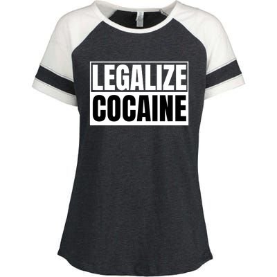 Legalize Cocaine Enza Ladies Jersey Colorblock Tee