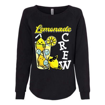 Lemonade Crew Lemonade Squad Lemon Womens California Wash Sweatshirt