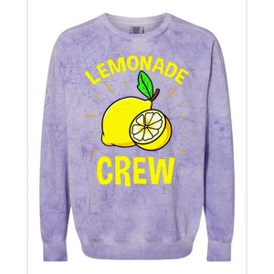 Lemonade Crew Lemon Lover Colorblast Crewneck Sweatshirt